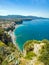 Coastline Sorrento and Gulf of Naples, Italy