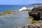 Coastline on the southern part of Tongatapu island in Tonga