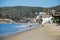 Coastline and St Anns Beach in Laguna Beach, California.