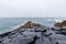 Coastline of Staffa Island