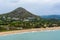 The coastline on the territory of Buddhist center Nanshan