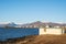 The coastline of town of Hofn in Hornafjordur in Iceland