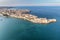 Coastline town Syracuse Sicily