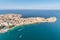 Coastline town Syracuse Sicily