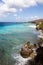 Coastline Views around Curacao Caribbean island