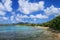 Coastline of White Island near Carriacou Island, Grenada