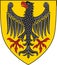 Coat of arms of Aachen city in North Rhine-Westphalia, Germany