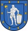 Coat of arms of Alytus county. Lithuania