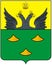 Coat of arms of the Balagan region. Irkutsk region. Russia