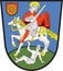 Coat of arms of Bingen in Rhineland-Palatinate, Germany