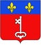 Coat of arms of the city of Angers. France