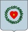 Coat of arms of the city of Borovsk. Kaluga region. Russia