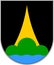 Coat of arms of the city of BreÅ¾ice. Slovenia