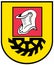 Coat of arms of the city of Deinste. Germany