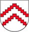 Coat of arms of the city of Drochtersen. Germany