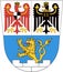 Coat of arms of the city of Erlangen. Germany