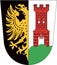 Coat of arms of the city of Kempten. Germany