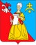 Coat of arms of the city of Kremenka. Kaluga region. Russia