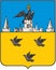 Coat of arms of the city of Livny in 1781. Oryol Region. Russia