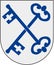 Coat of arms of the city of Lulea. Sweden