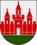 Coat of arms of the city of Lund. Sweden