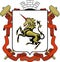 Coat of arms of the city of Lysva. Perm Territory. Russia.