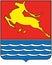 Coat of arms of the city of Magadan. Russia