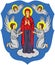 Coat of arms of the city of Minsk. Republic of Belarus