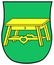 Coat of arms of the city of Nesterov. Kaliningrad region . Russia