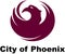 Coat of arms of the city of Phoenix. USA