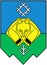 Coat of arms of the city of Syktyvkar. Komi Republic. Russia