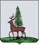 Coat of arms of the city of Yelets in 1781. Lipetsk region. Russia