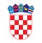 Coat of arms of Croatia, vector illustration