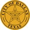 Coat of arms of Dallas in Texas in United States