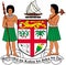 Coat of arms of Fiji. Oceania