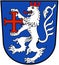 Coat of arms of the Hamelin-Pyrmont area. Germany