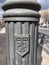 Coat of arms of Jerusalem - image of a lion on a lamppost