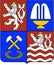 Coat of arms of the Karlovy Vary region. Czech.