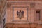 Coat of Arms of King Carlos I (Emperor Charles V) at Plaza de Espana - Seville, Andalusia, Spain