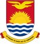 Coat of arms of Kiribati. Oceania