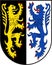 Coat of arms of Kusel in Rhineland-Palatinate, Germany