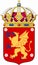 Coat of arms of Lena Ostergotland. Sweden