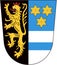 Coat of arms of the Neustadt an der Waldnab area. Germany