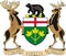 Coat of arms of Ontario in Canada