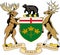 Coat of arms of Ontario. Canada