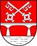 Coat of arms of Petershagen in North Rhine-Westphalia, Germany