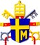 coat of arms of the Polish Pope Paul II placed the reconstruction of Polish Popemobile