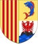 Coat of arms of the Provence - Alpes - CÃ´te d`Azur region. France.