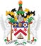 Coat of arms of Saint Kitts and Nevis