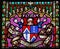 Coat of Arms - Stained Glass in Sablon Church, Brussels